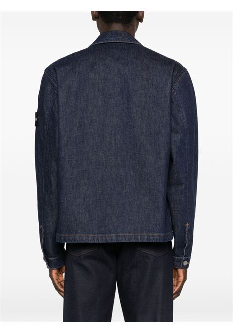 giacca denim-rinsed uomo indigo STONE ISLAND | L1S14 4100006 S00J7VJ201